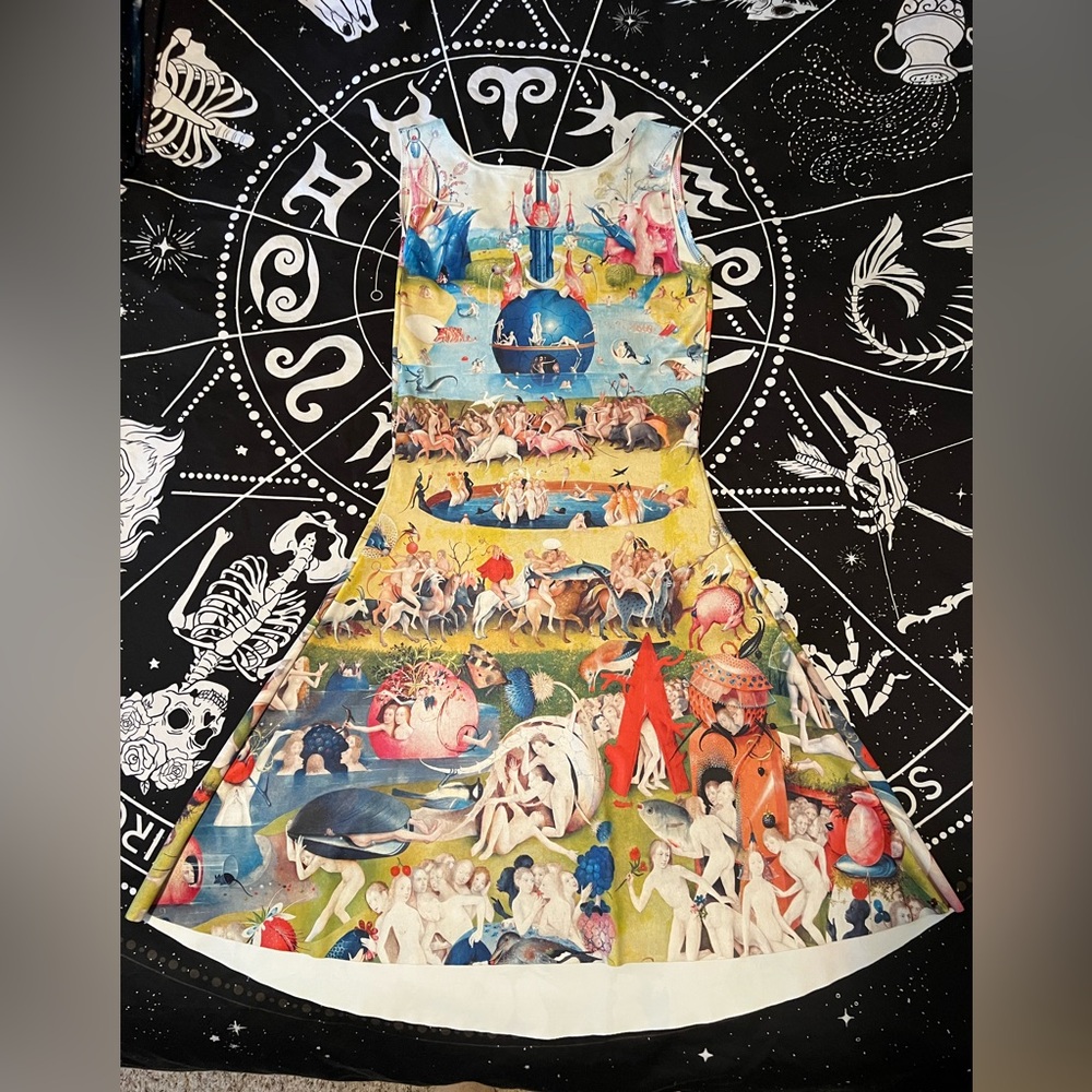 XSmall BlackMilk Garden of Earthly Delights Play Dress